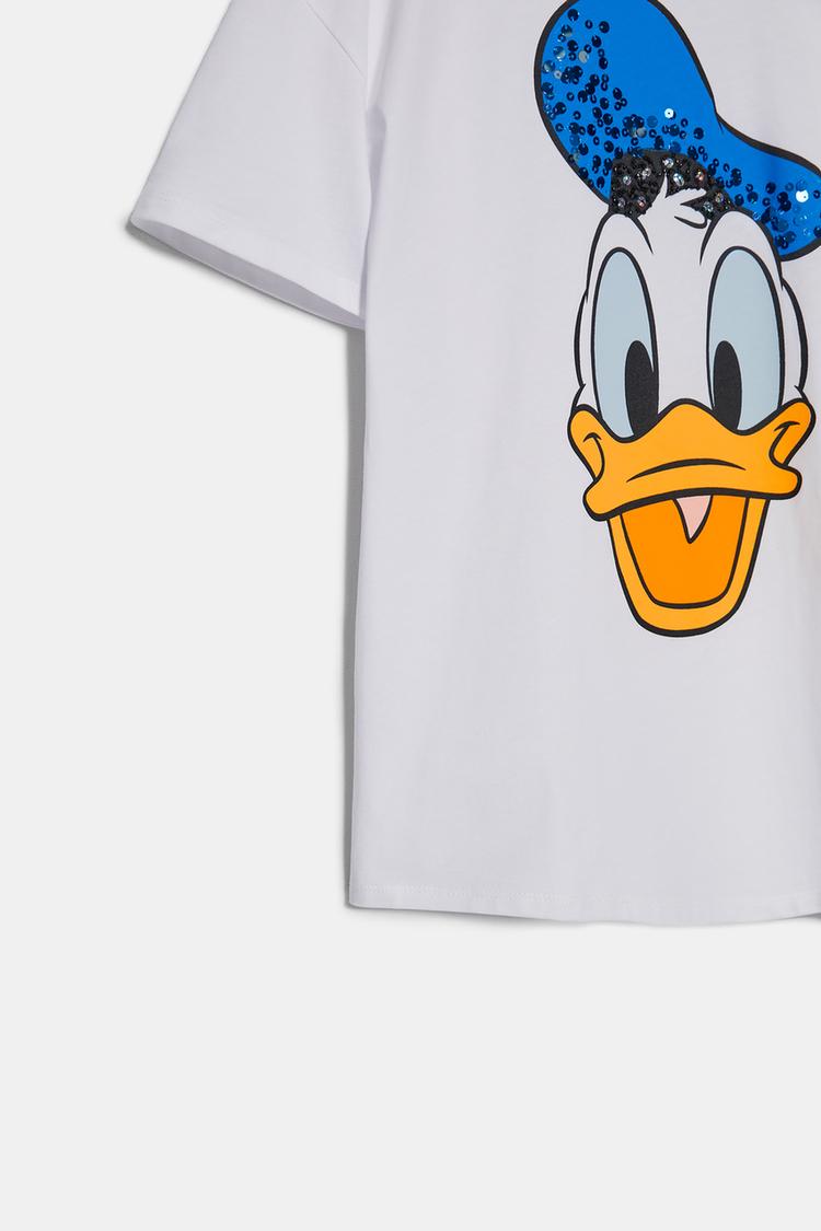 ドナルドダック C Disney tシャツ Zara Japan 日本
