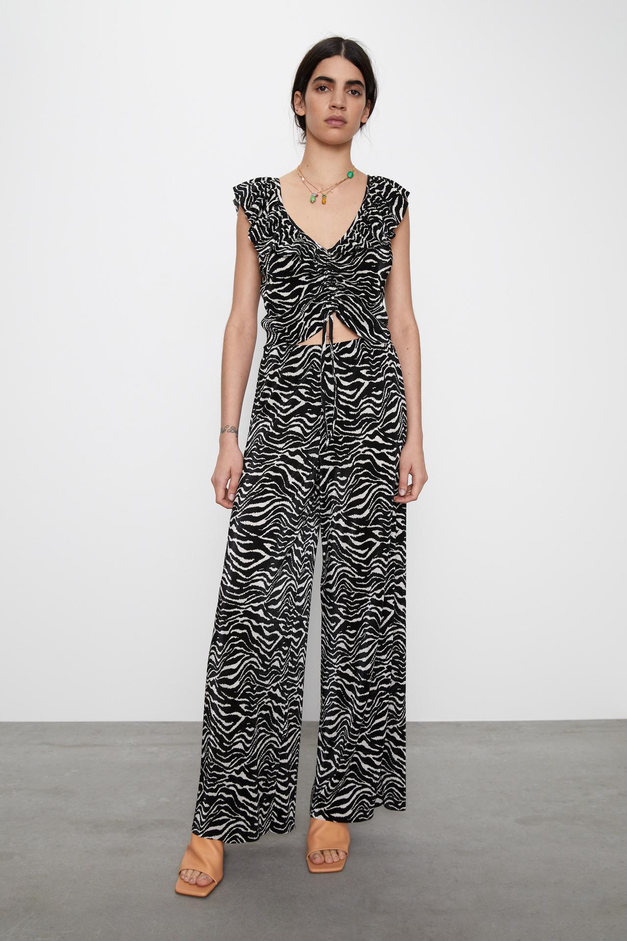 Image 1 of PLEATED TROUSERS from Zara