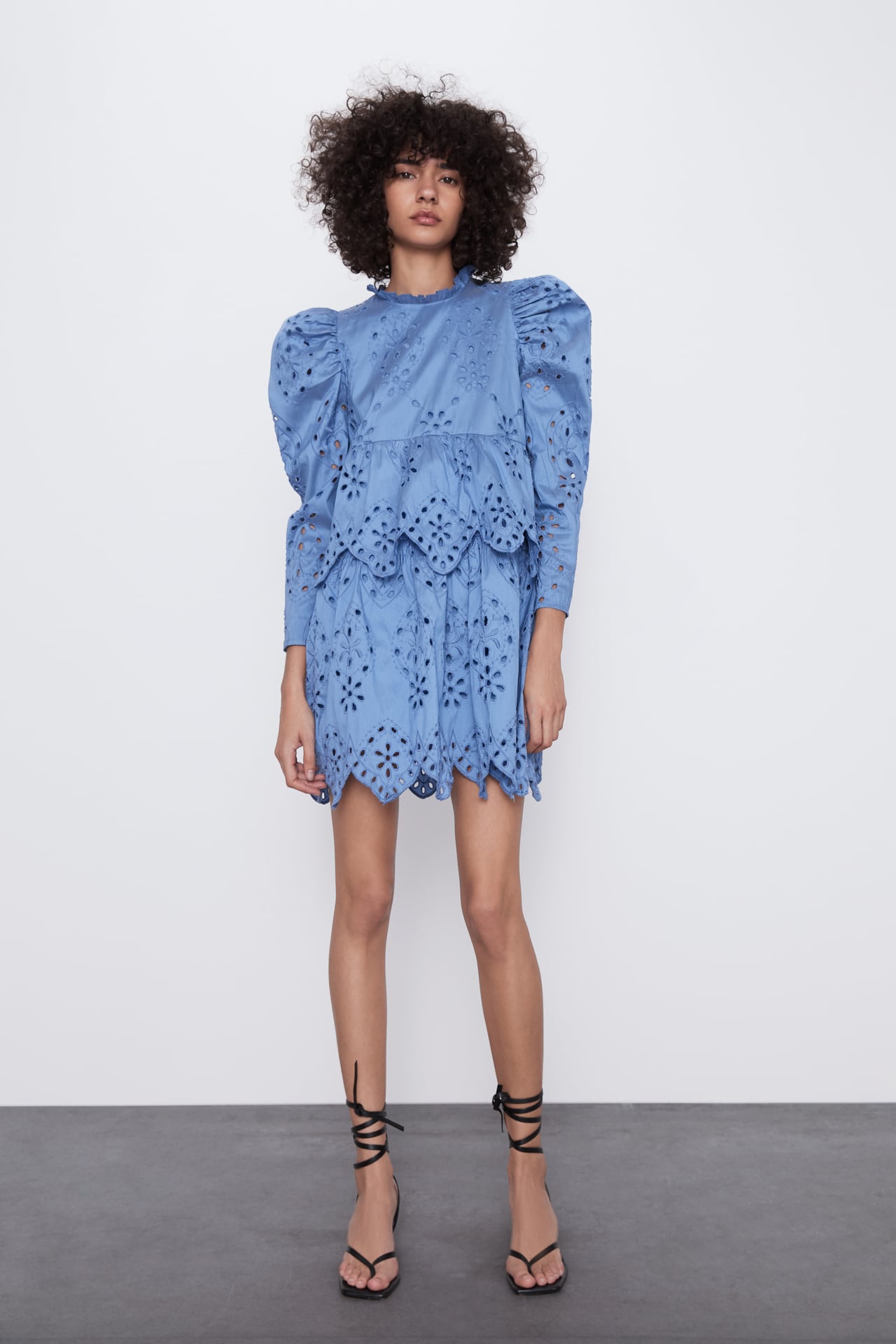 Image 1 of DRESS WITH CUTWORK EMBROIDERY from Zara