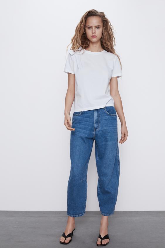 Maglietta Con Fiocco Zara Italia Italy