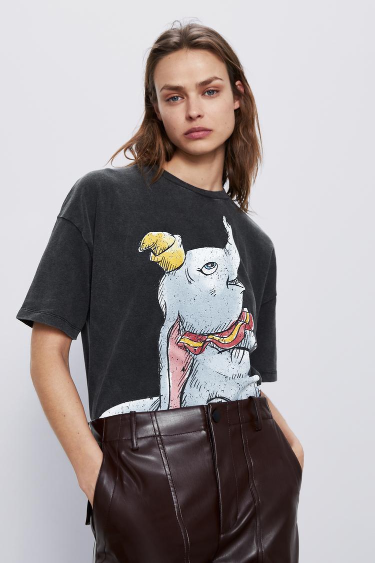 tee shirt dumbo femme zara