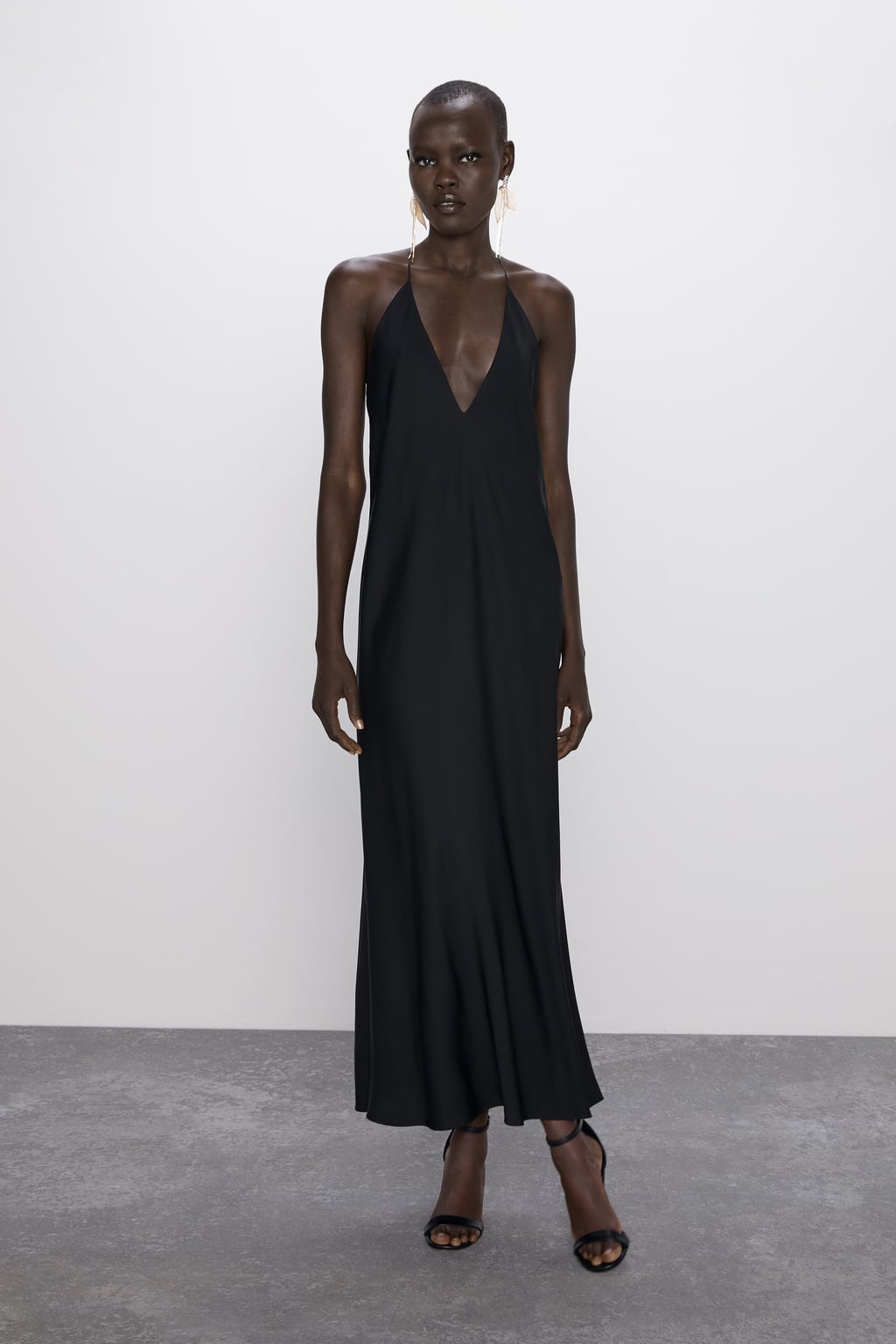 Image 5 of SLIP DRESS WITH STRAPS from Zara