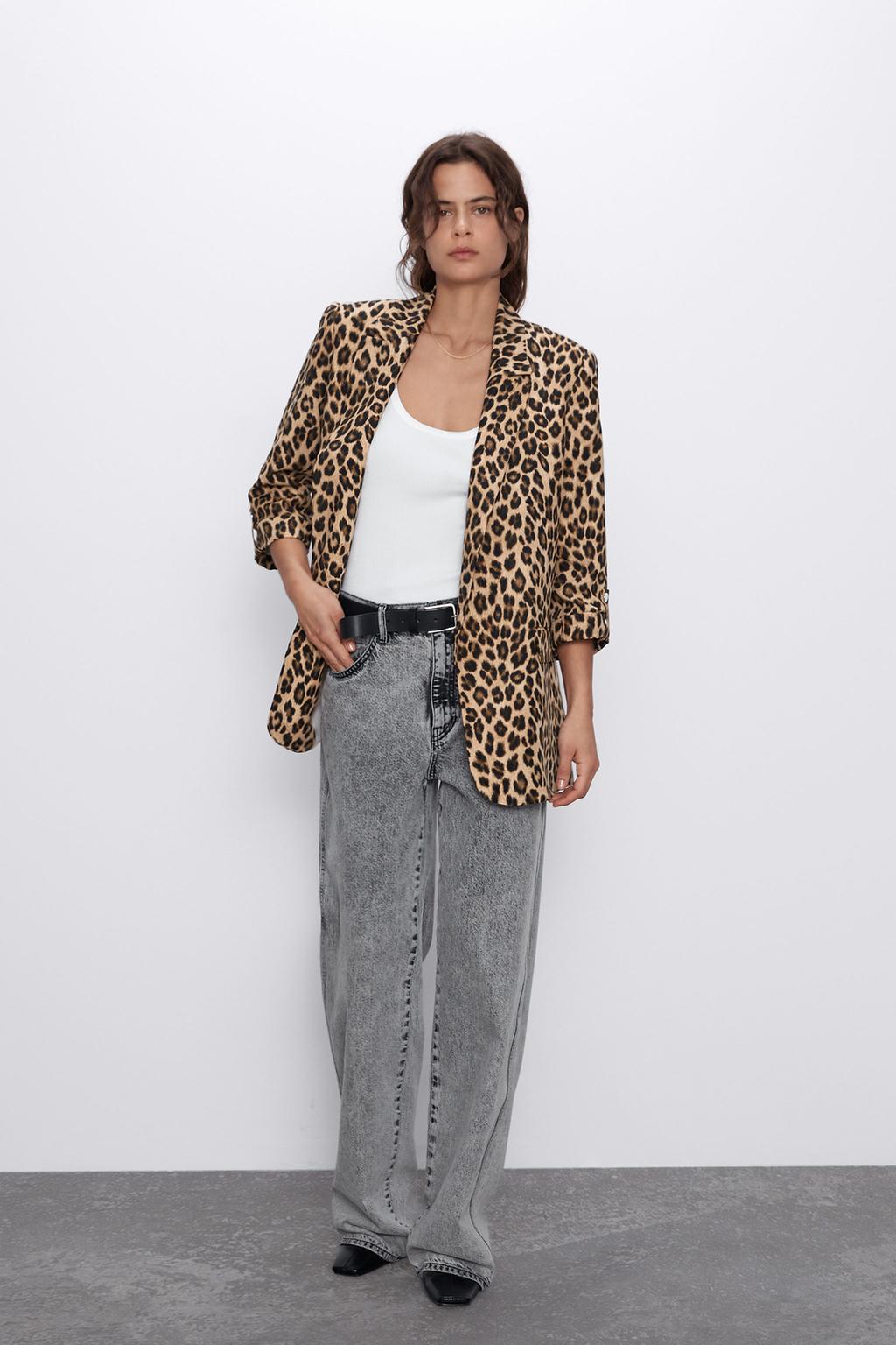 ANIMAL PRINT BLAZER