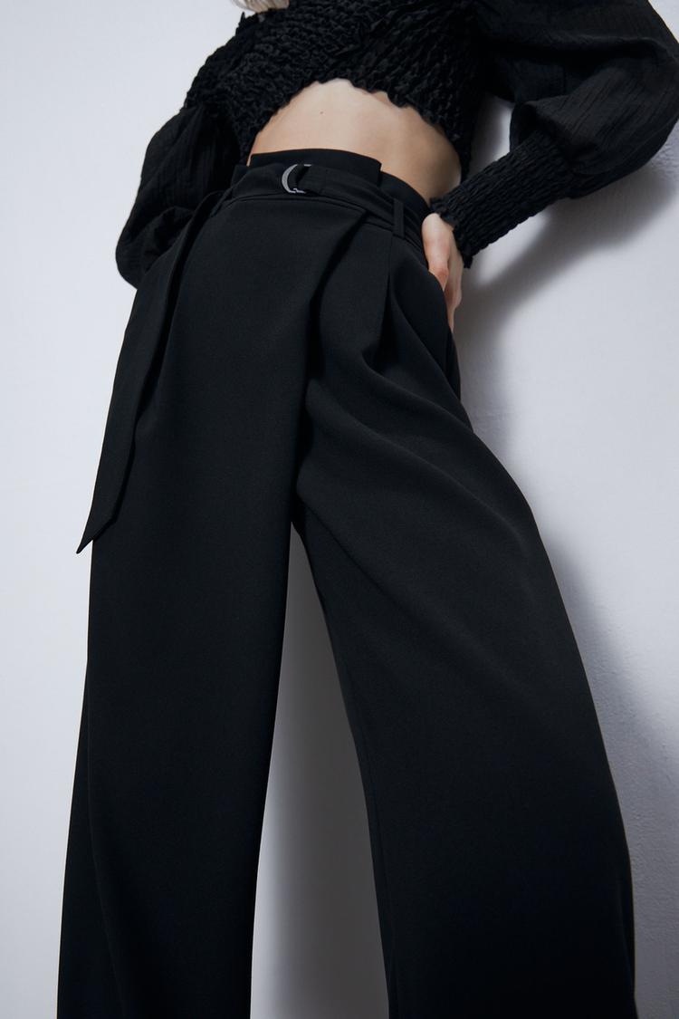 pantalon femme fluide zara