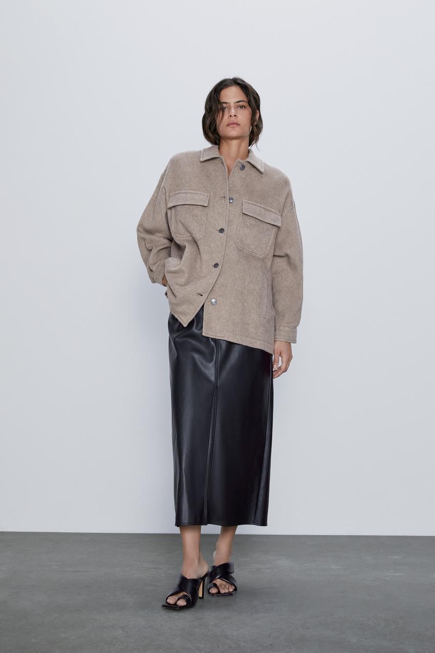 Oversized Overshirt Zara United Kingdom Oversized Overshirt Zara United Kingdom
