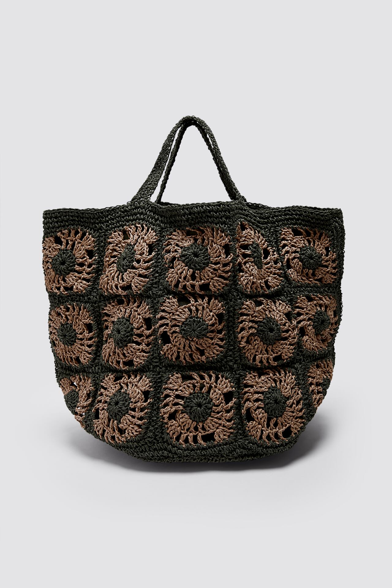 Image 1 of TWO-TONED CROCHET BAG from Zara