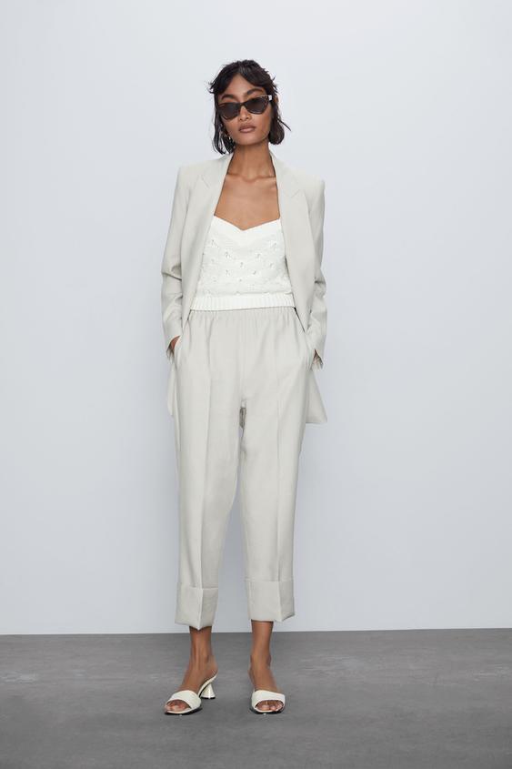 Pantalones De Vestir De Mujer Zara Espana