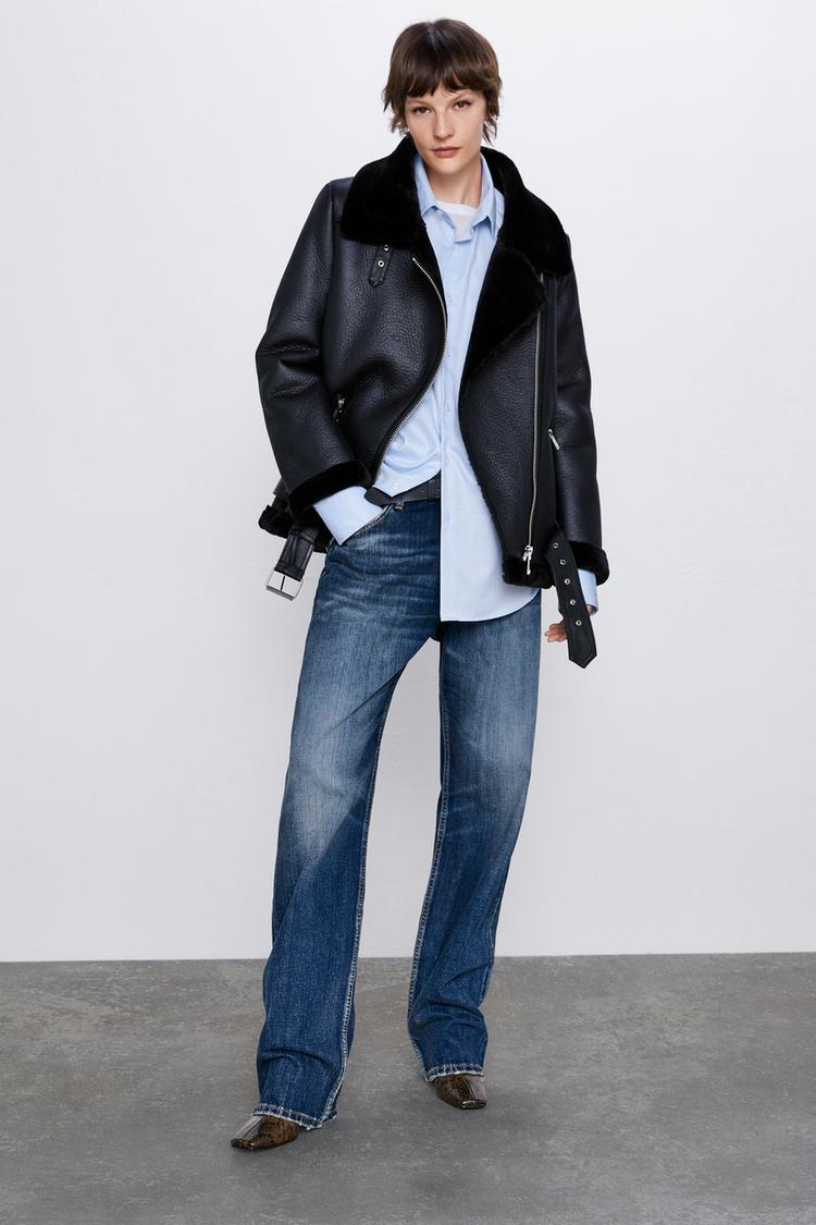 Double Faced Biker Jacket Zara Hong Kong S A R Double Faced Biker Jacket Zara Hong