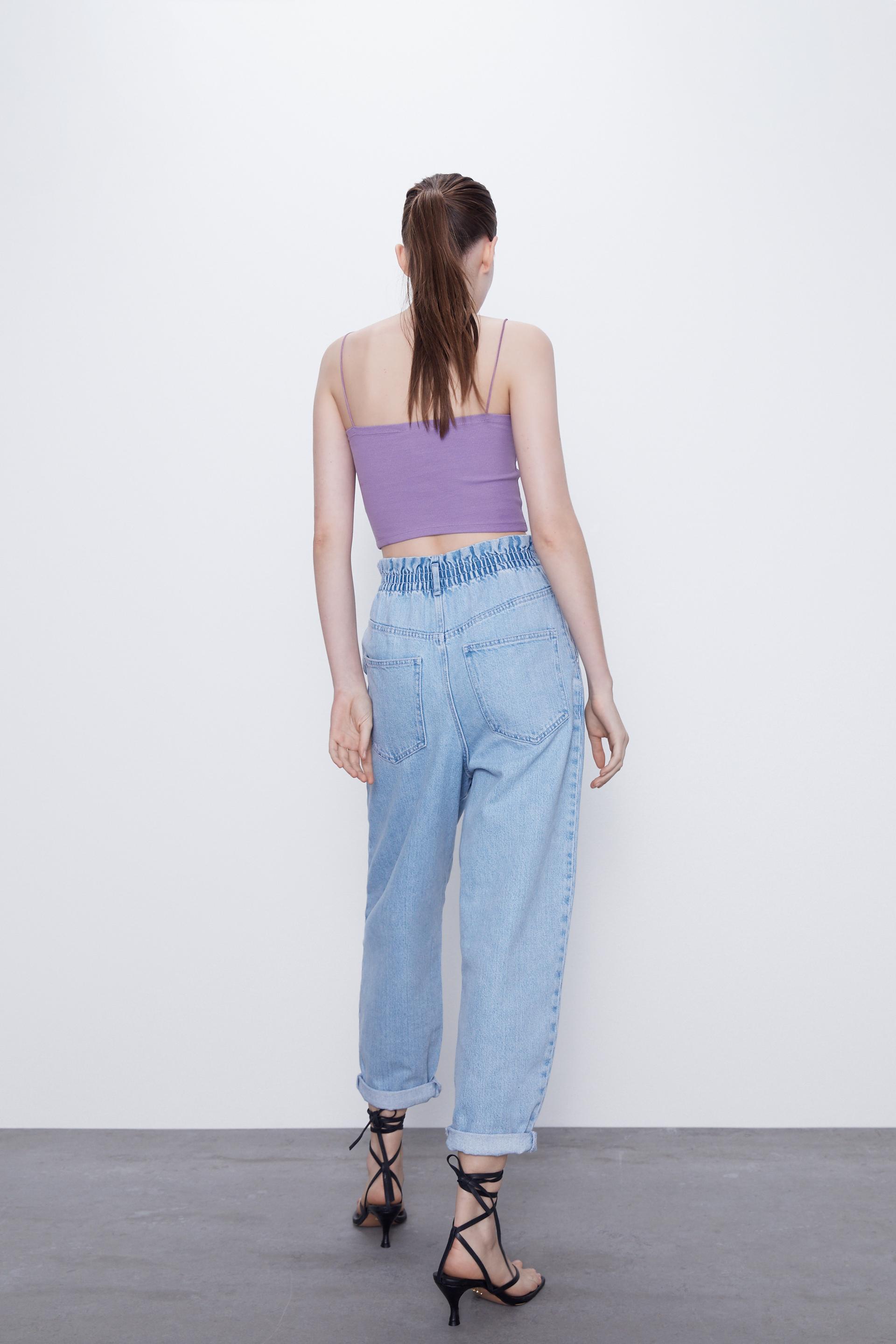 Top Corto Con Bretelle Zara Italia Italy