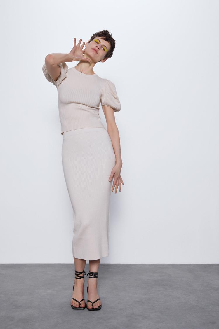 Image 1 of TOP WITH FULL SLEEVES from Zara