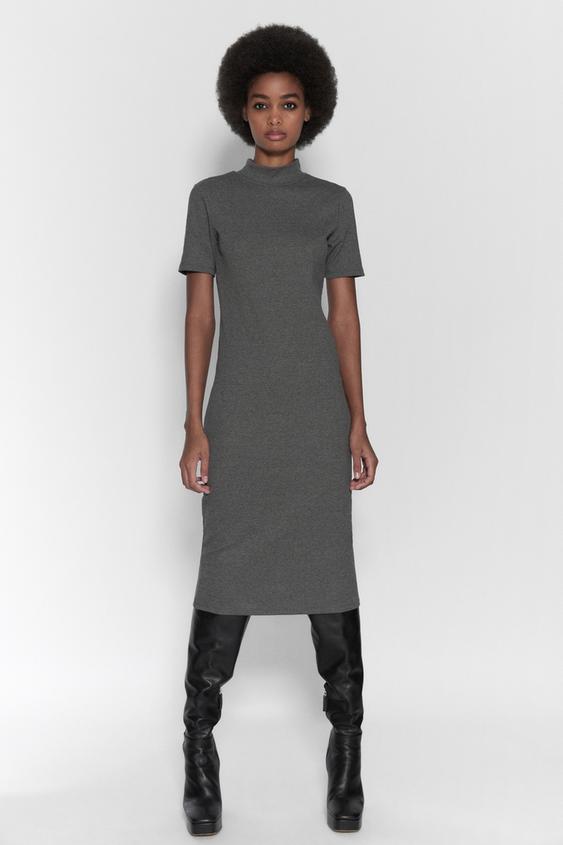 Women S Grey Dresses Zara Cyprus Women S Grey Dresses Zara Cyprus