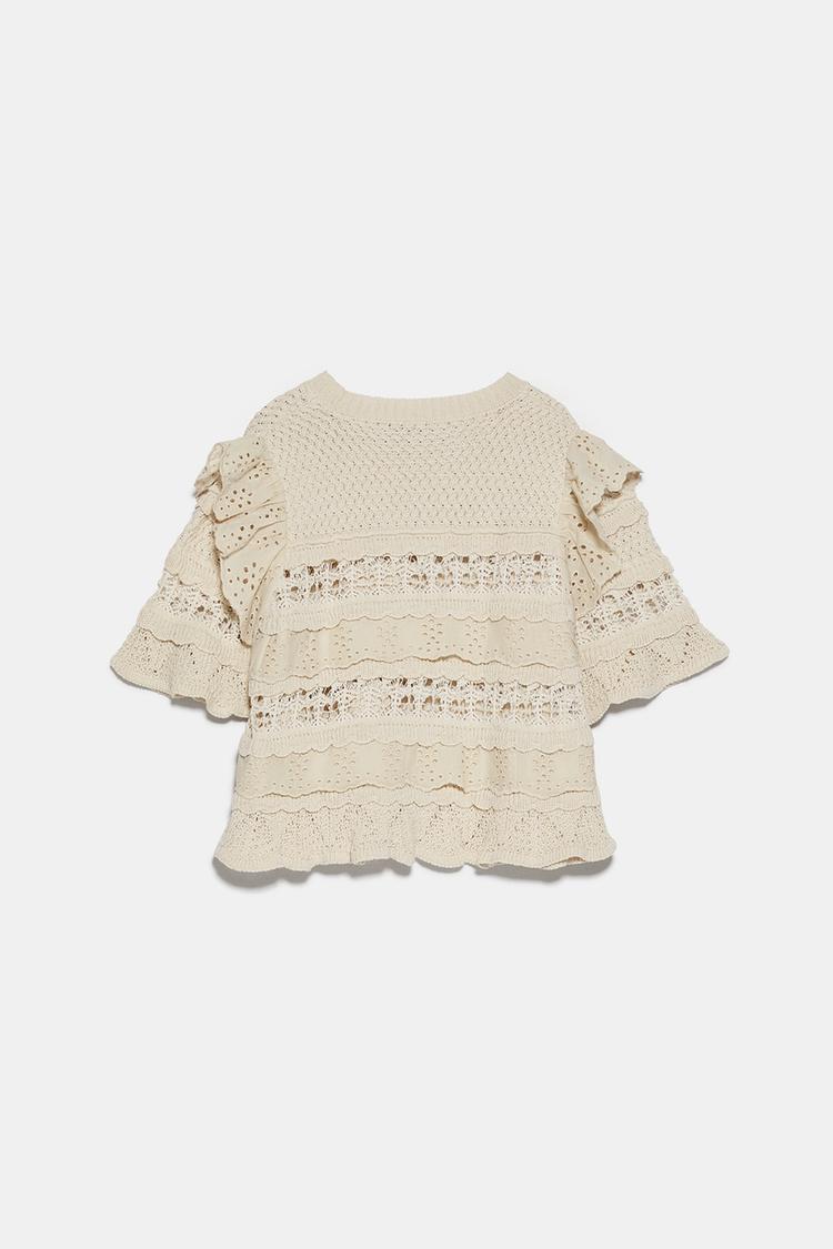 コンビニットセーター Zara Japan 日本 コンビニットセーター Zara Japan 日本