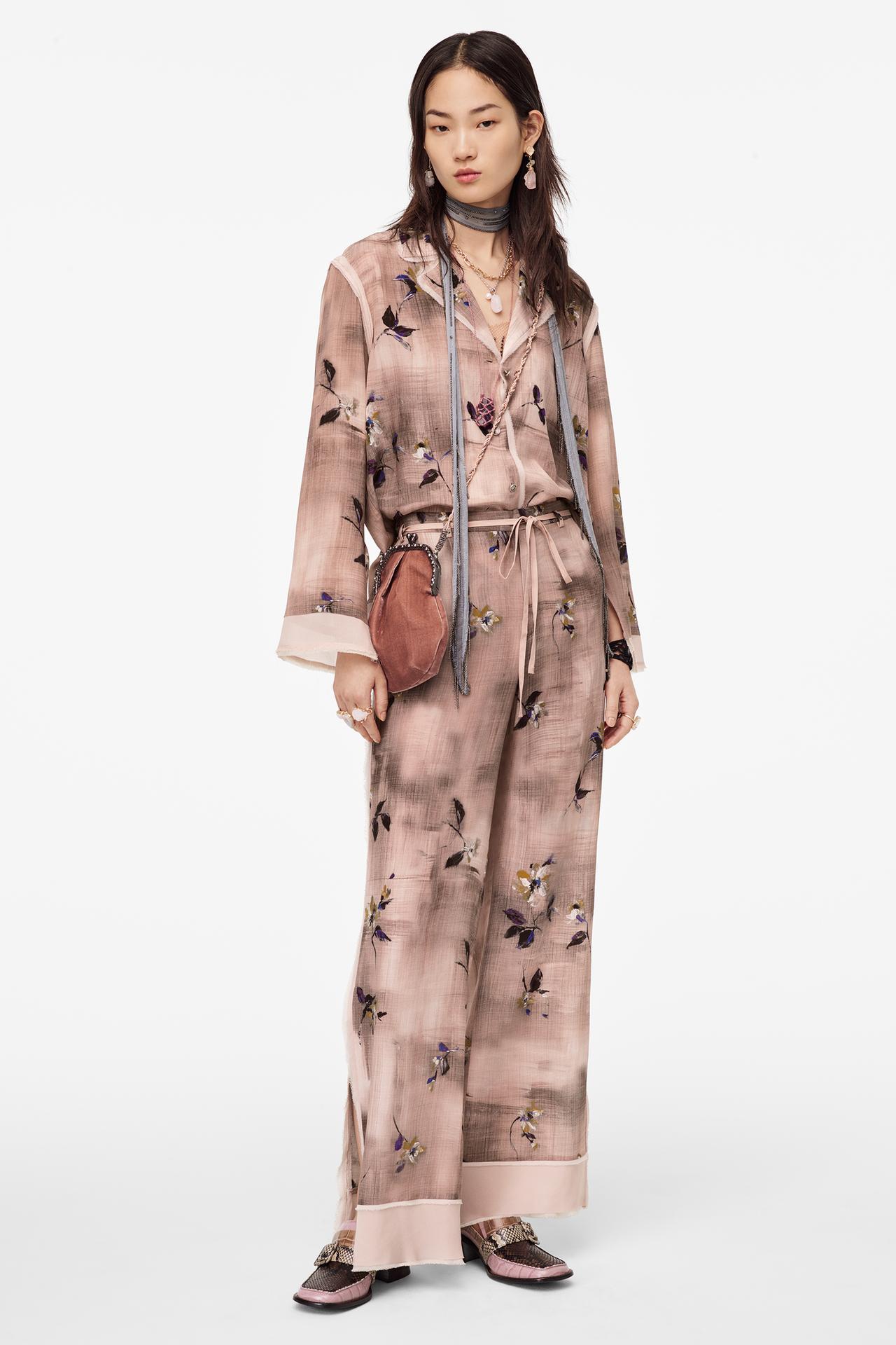 Image 1 of LIMITED EDITION PRINTED TROUSERS from Zara