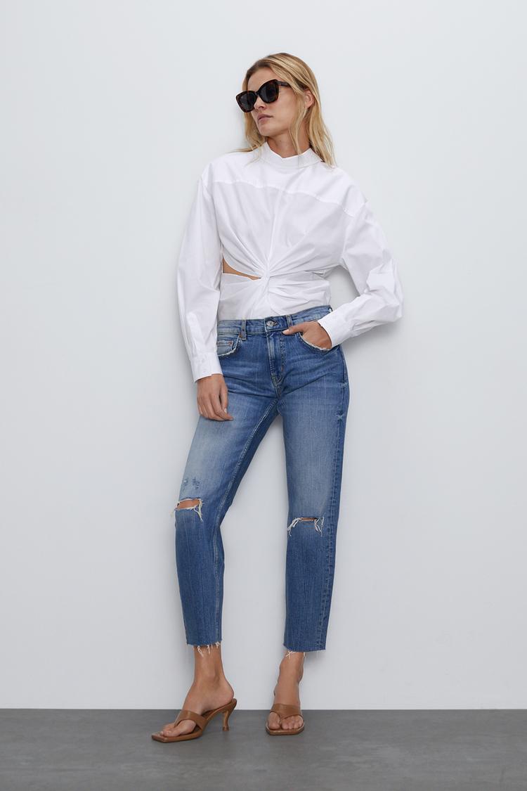 Zw Premium Slim Boyfriend Jeans Zara Argentina