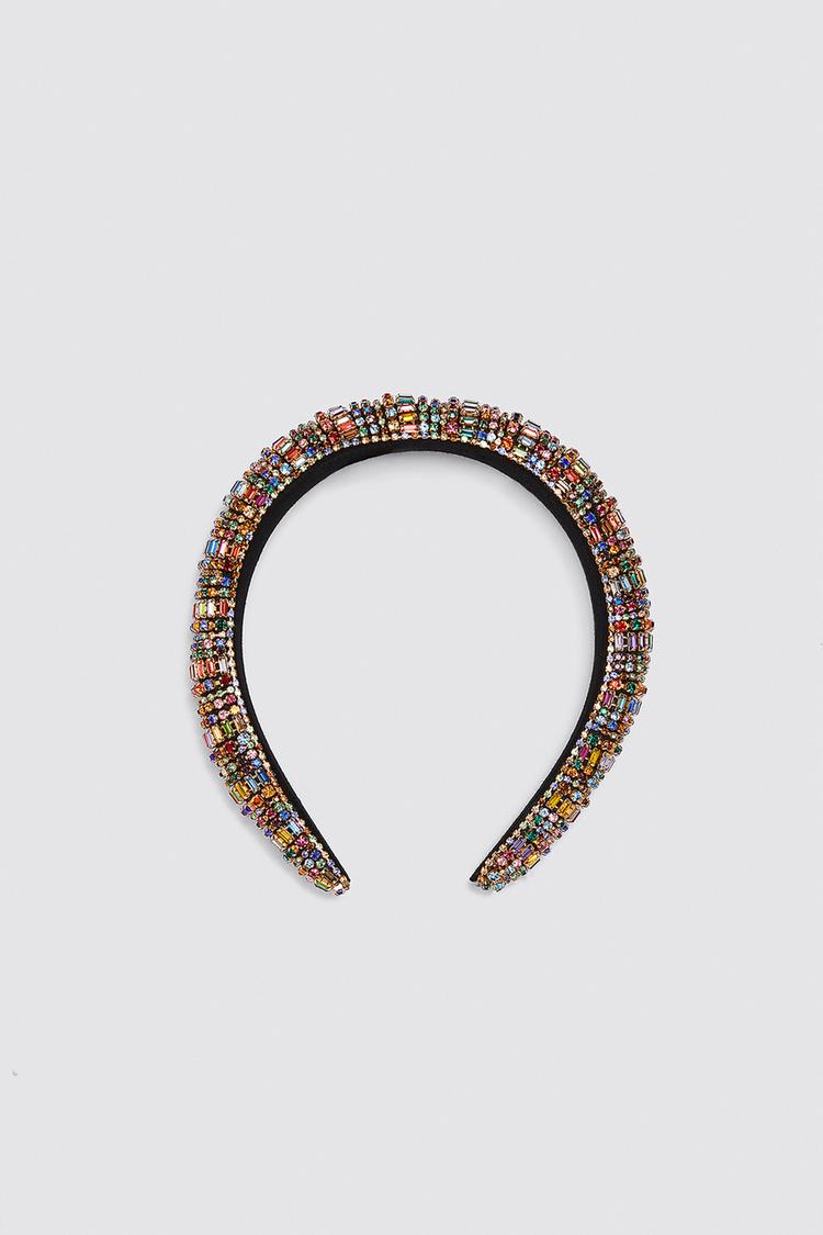 CERCHIETTO IMBOTTITO CON STRASS