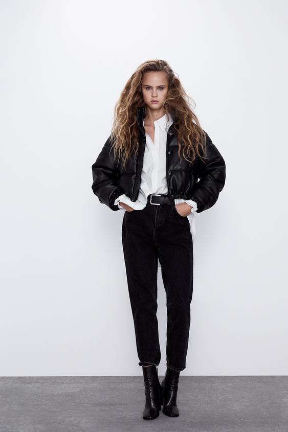 Faux Leather Puffer Jacket Zara Switzerland - Faux Leather Jacket Zara Woman Faux Leather Puffer Jacket Zara Switzerland - Faux Leather Jacket Zara Woman