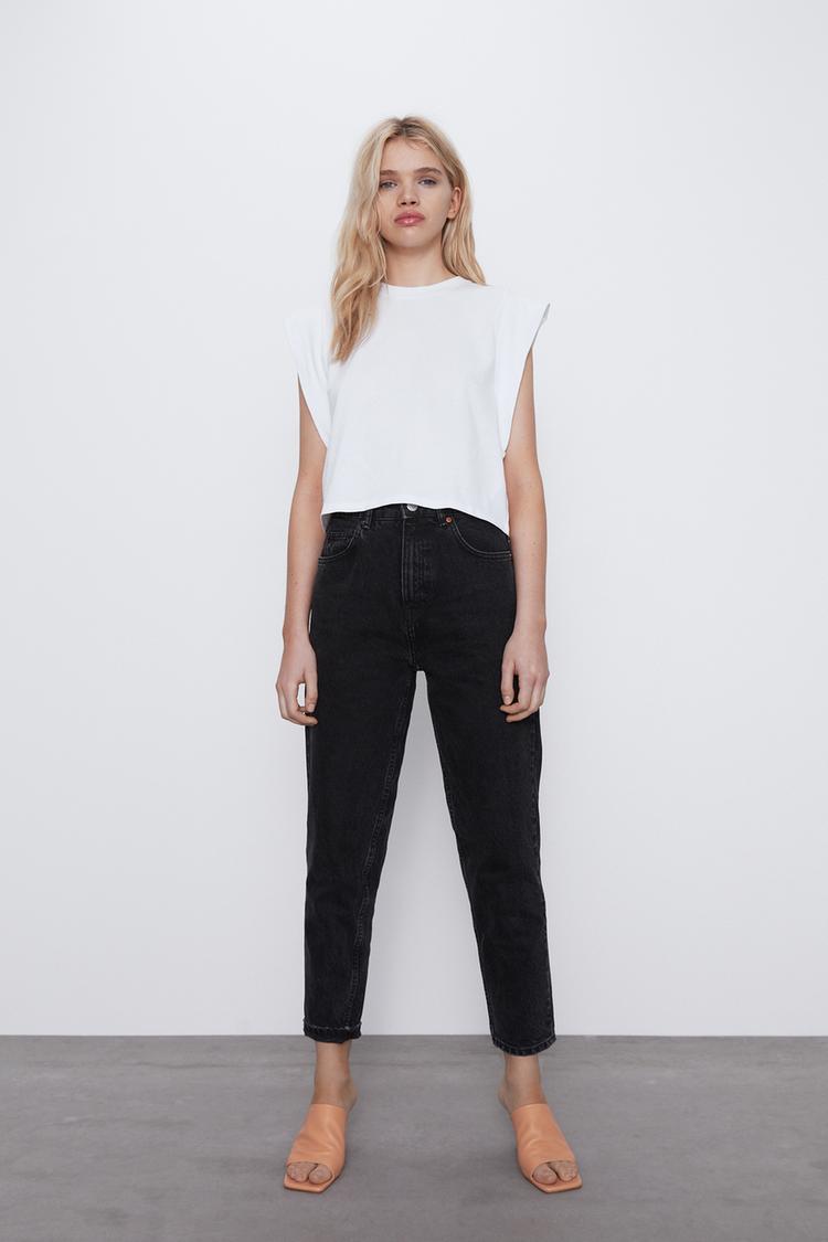 t shirt blanc femme zara