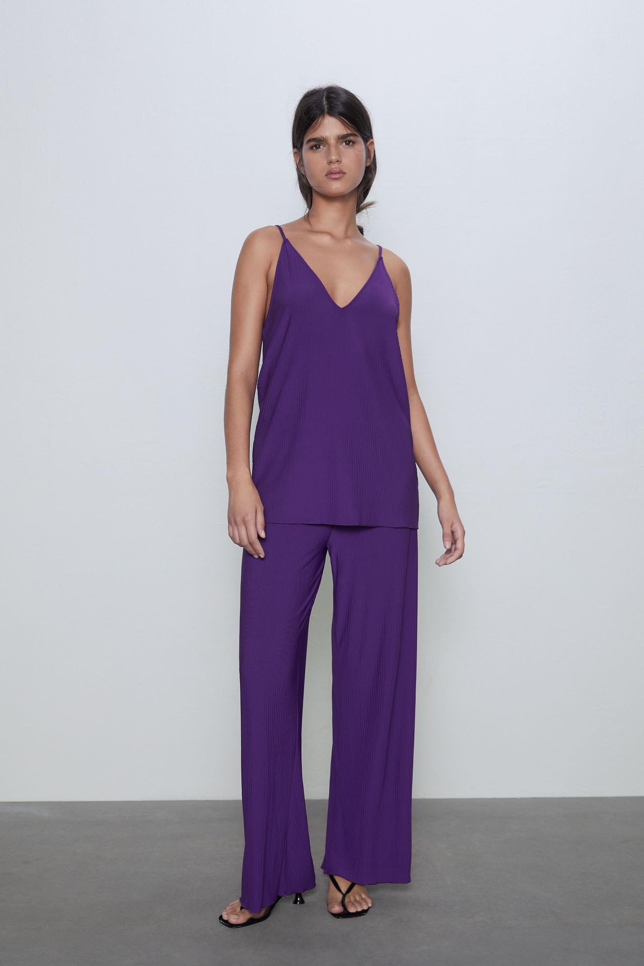 Image 1 of PLEATED TROUSERS from Zara