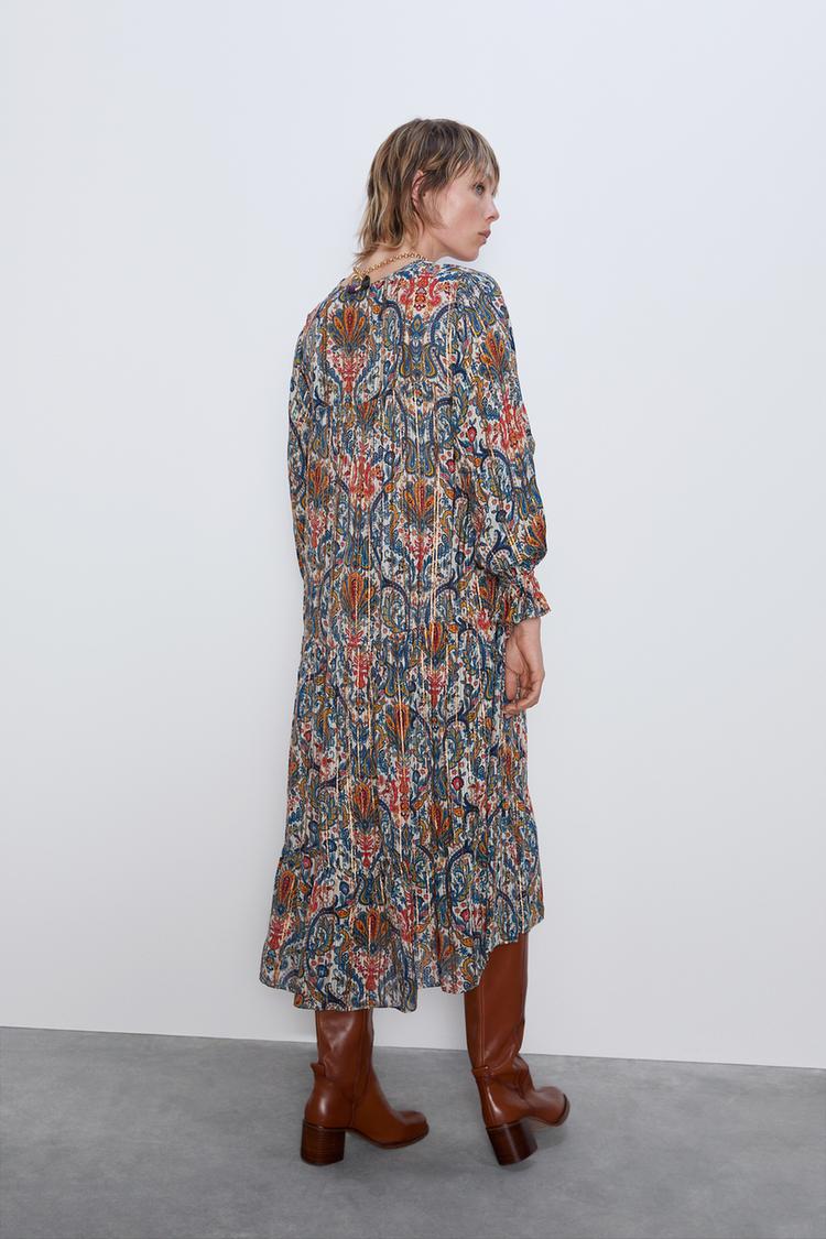 Printed Midi Dress Zara Philippines