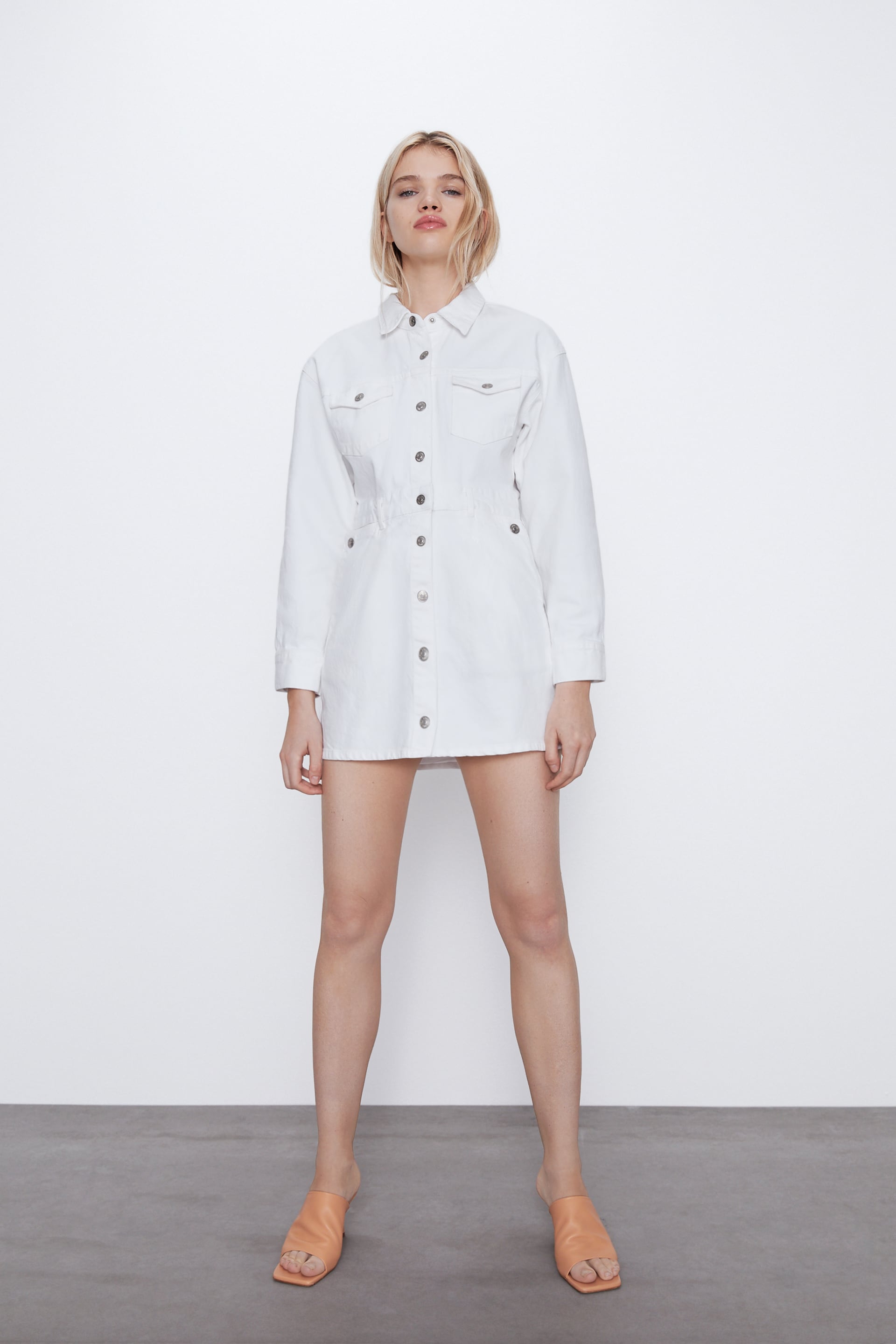 Image 1 of DENIM DRESS from Zara