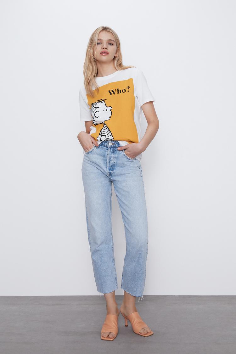 スヌーピー ピーナッツ tシャツ Zara Japan 日本