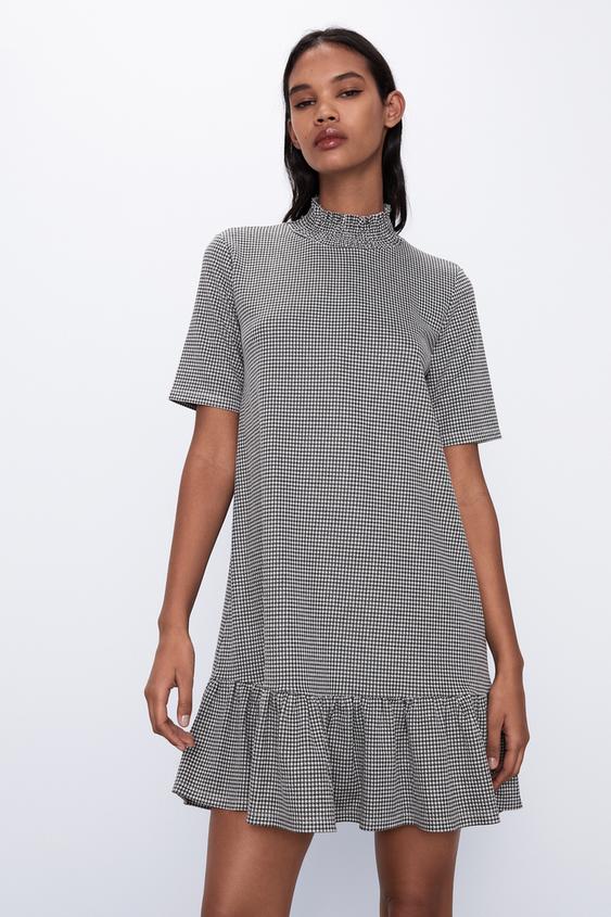 Jacquard Dress Trf Zara Italy