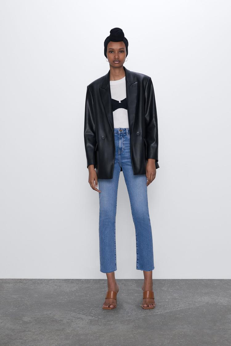 Image 1 of Z1975 HIGH-RISE SLIM FIT JEANS from Zara