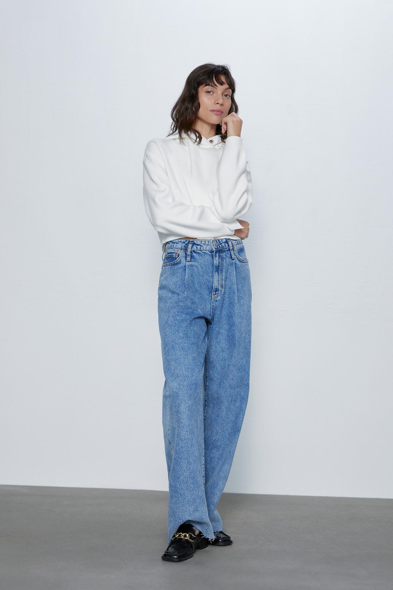 Image 1 of HOODIE WITH METAL APPLIQUÉS from Zara