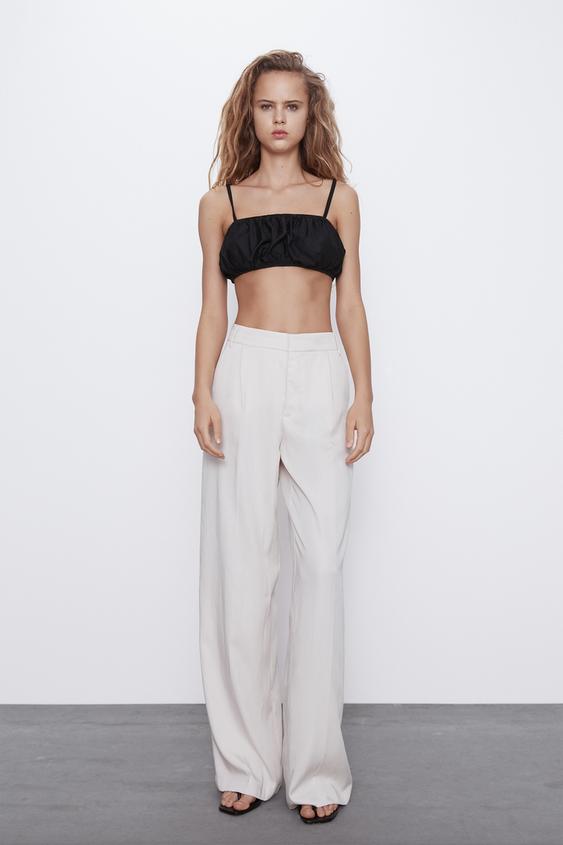 pantalon habillé femme zara
