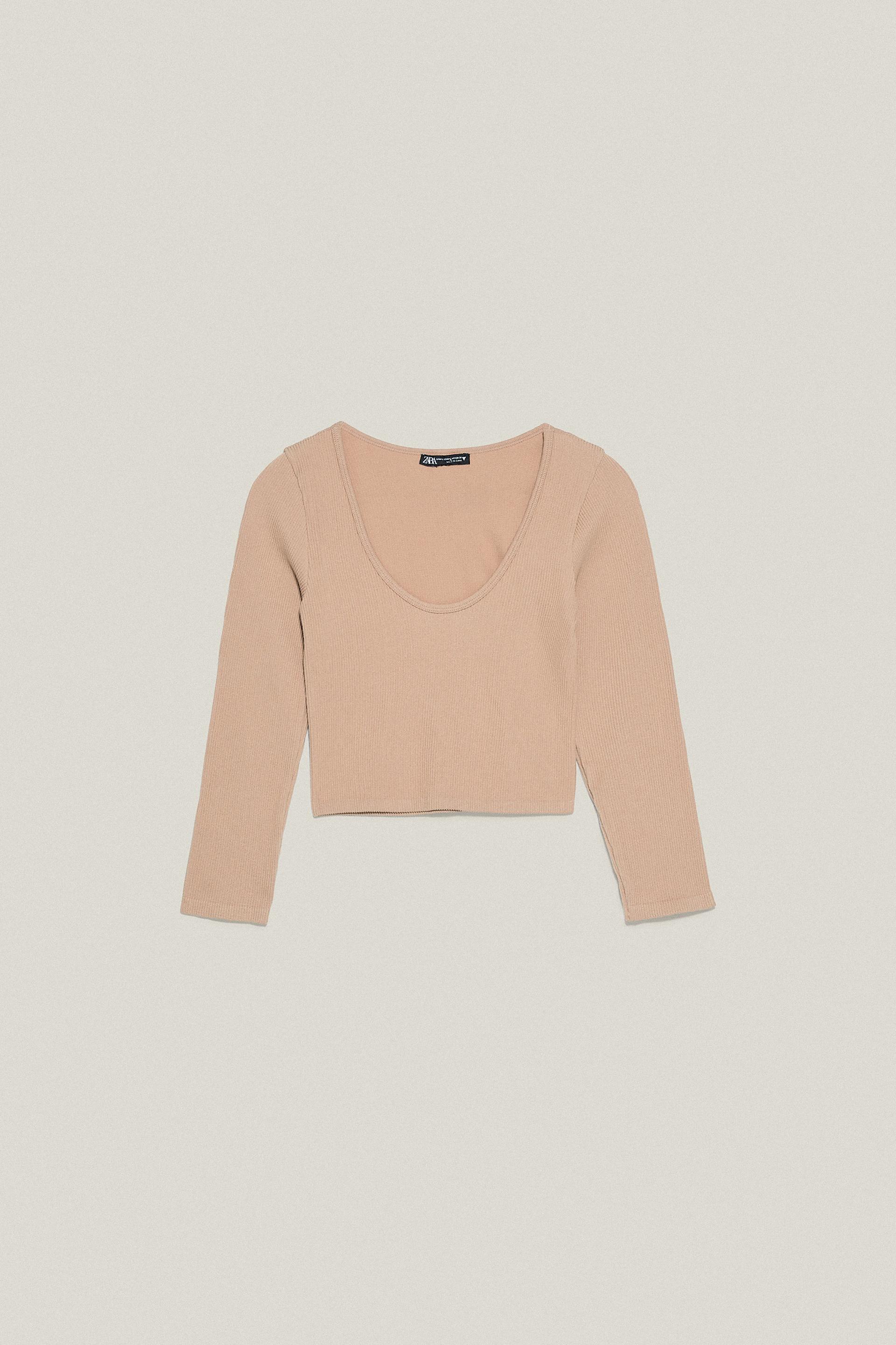 Maglietta Cropped Limitless Contour Collection 05 Zara Italia