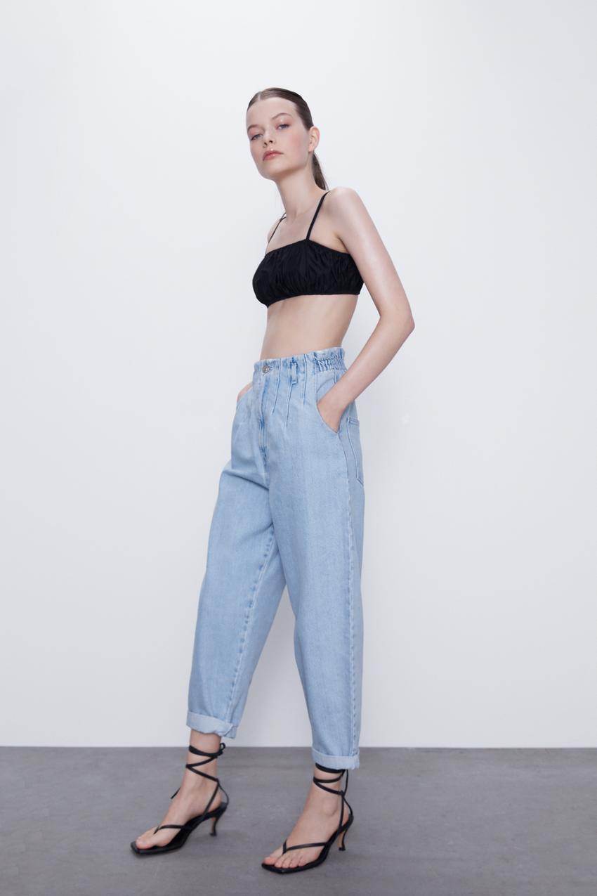 Paperbag Jeans Trf Zara North Macedonia