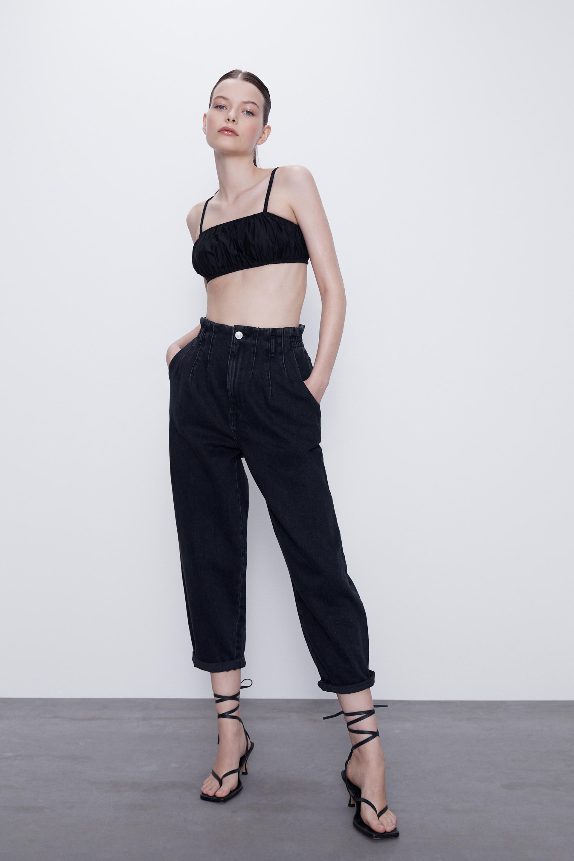 Paperbag Jeans Trf Zara Kosovo