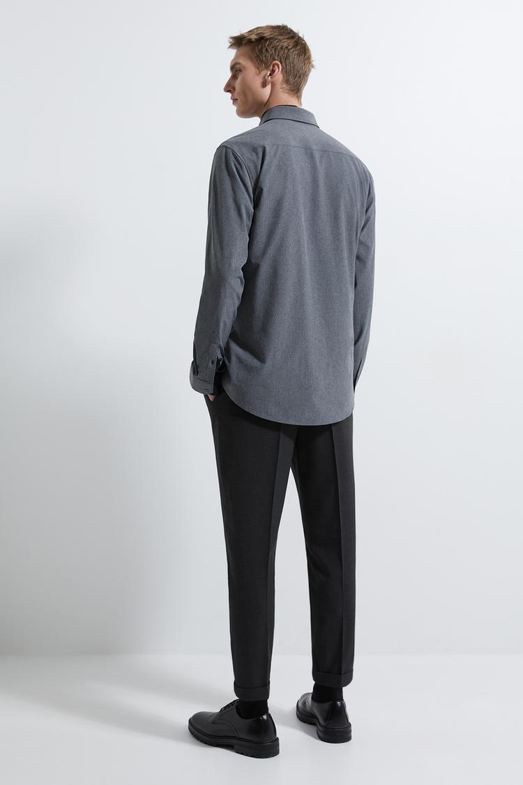pantalon flanelle homme zara