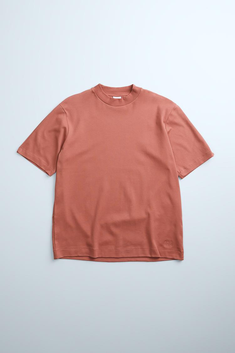 Premium High Neck T Shirt Zara Romania