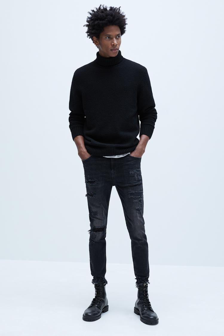 New Carrot Fit Jeans Mit Rissen Zara Schweiz Switzerland