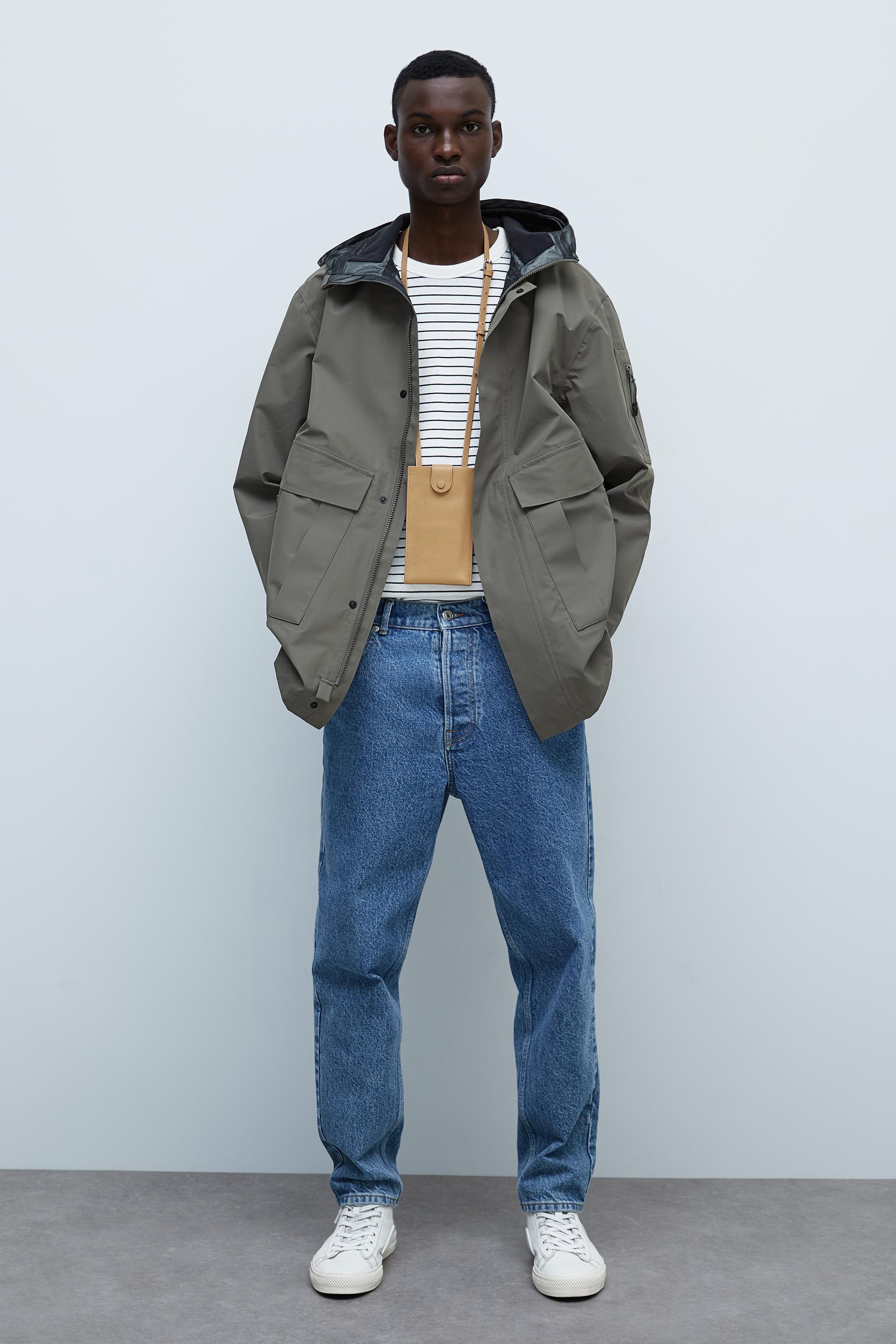 Water Repellent Technical Parka Zara New Zealand