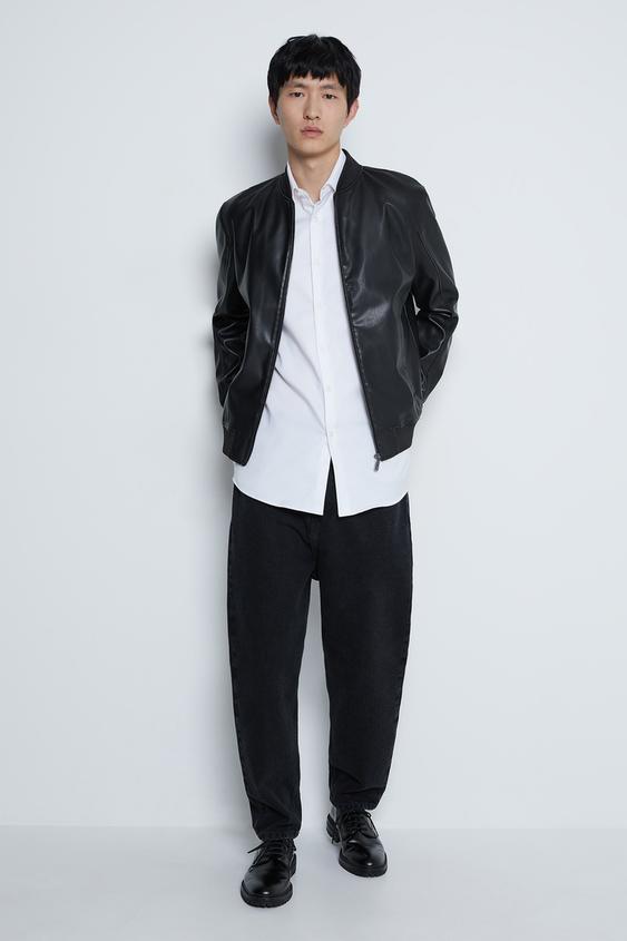 Faux Leather Er Jacket Zara Hong Kong S A R Faux Leather Er Jacket Zara Hong