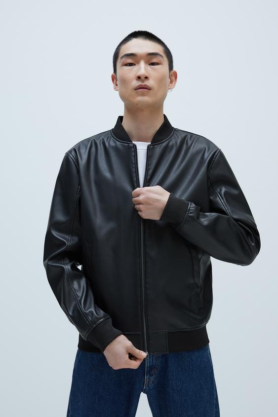 Faux Leather Er Jacket Zara Austria - Faux Leather Jacket Zara Man Faux Leather Er Jacket Zara Austria - Faux Leather Jacket Zara Man