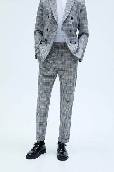 Pantalones Tailored Fit Hombre Zara Espana