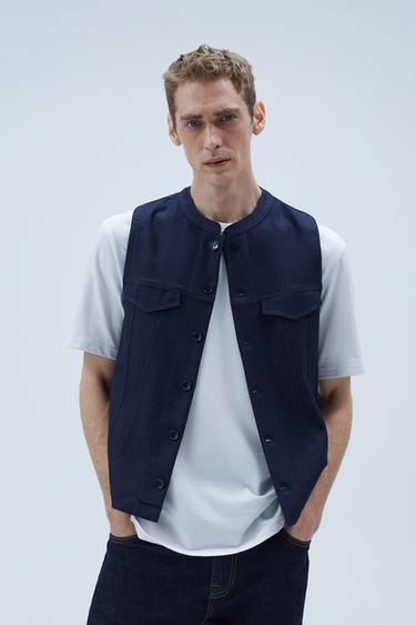 Men S Vests Online Sale Zara International