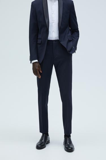 Pantalones Tailored Fit Hombre Zara Espana