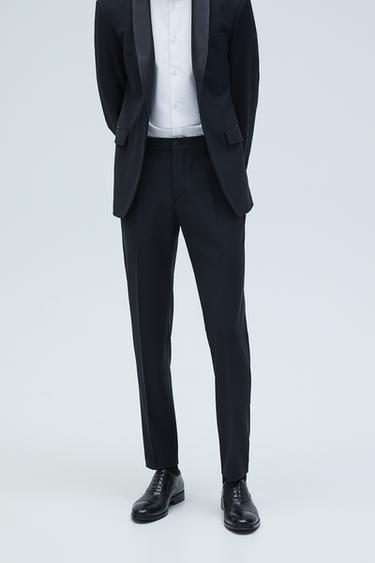 Pantalones Tailored Fit Hombre Zara Espana