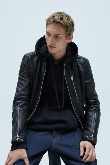Men S Leather Jackets Zara International Men S Leather Jackets Zara International