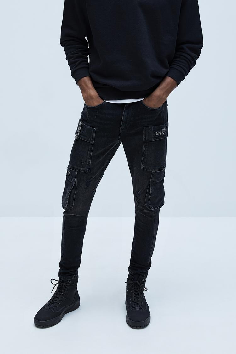 Zara Uomo Jeans Strappi 6045 481 Abbigliamento Uomo Accessori