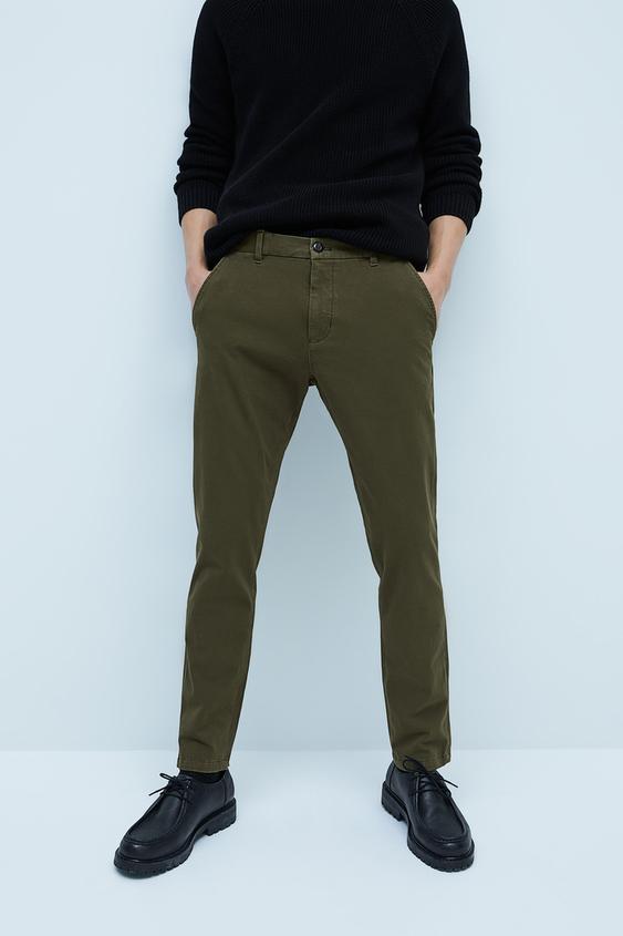 Men S Casual Pants Online Sale Zara United States