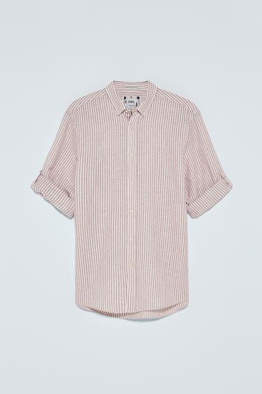 Men S Striped Shirts Zara United States