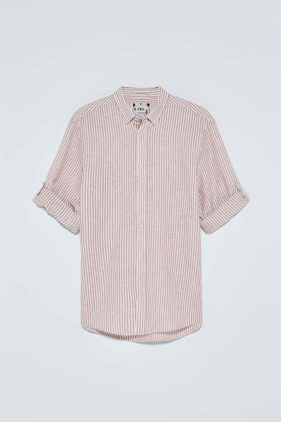 Men S Linen Shirts New Collection Online Zara Ireland