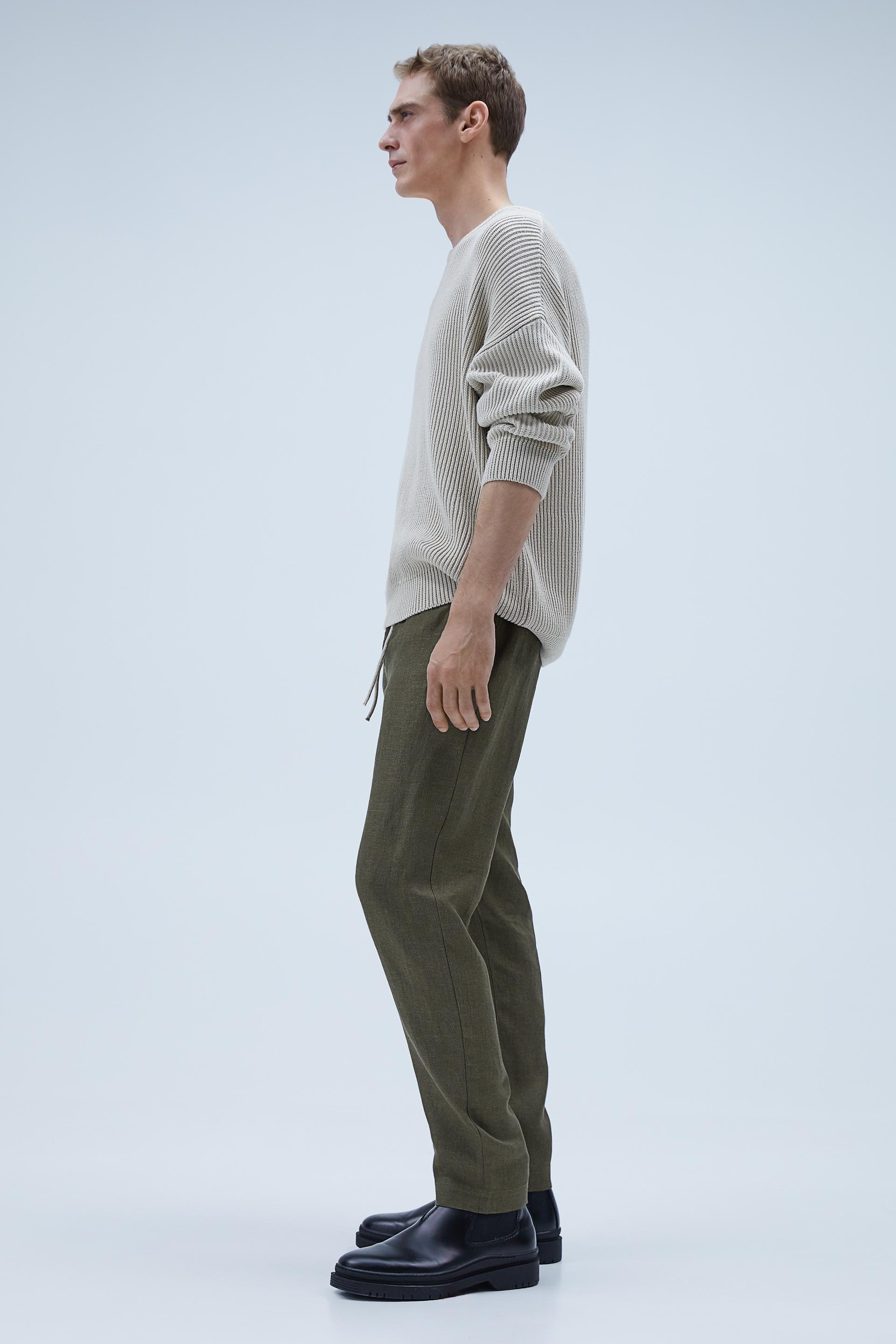 Pantaloni In Lino Zara Italia Italy