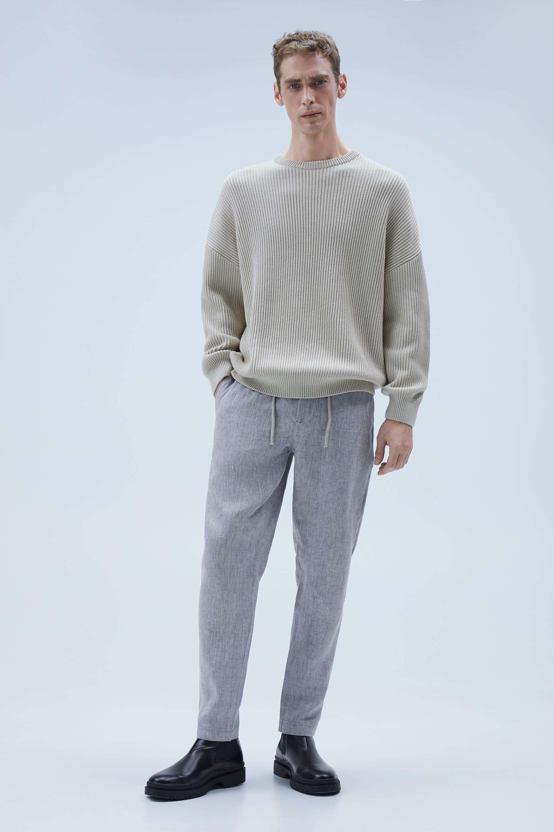 Pantaloni In Lino Zara Italia Italy