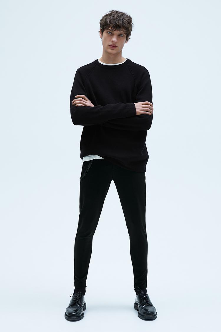 チェーンディテール付きスーパースキニーパンツ Zara Japan 日本 チェーンディテール付きスーパースキニーパンツ Zara Japan 日本